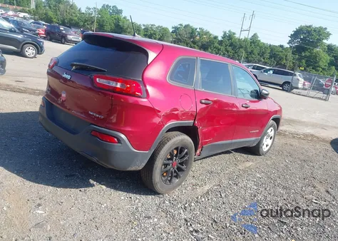 2015 Jeep Cherokee Sport from USA, damaged, VIN 1C4PJMAB4FW558510